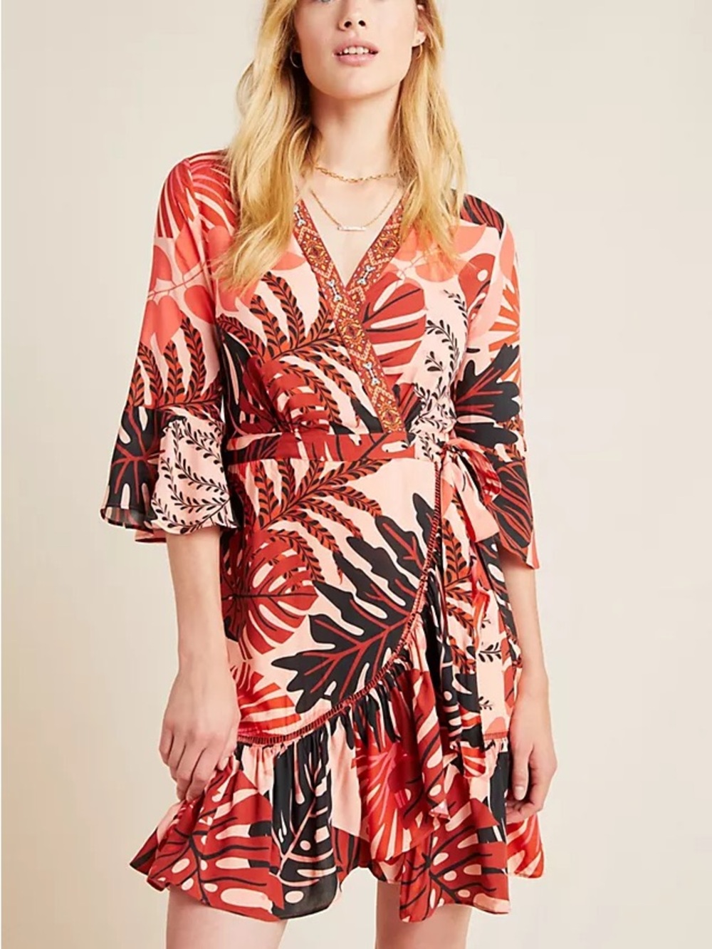 Anthropologie Farm Rio Bruxelles Mini Dress